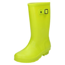 (UK 13 Child, Green) Girls Spot On Wellington Boots