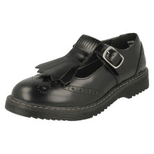 (UK 13 Child, Black) Girls Startrite Angry Angels School Shoes March 18 - M Fit