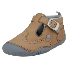 (UK 2 Infant, Stone (Beige)) Boys Startrite Pre-Walkers Shoes Harry - F Fit