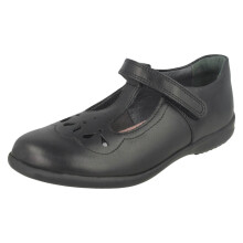 (UK 1.5 Child, Black) Girls Startrite School Shoes Poppy - F Fit