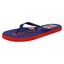 Boys Spot On Union Jack Flip Flops N0023 - Blue/Red Synthetic - UK Size 4.5 - EU Size 37.5 - US Size 5