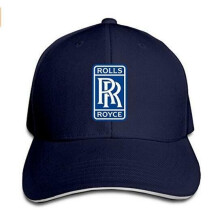 Rolls Royce Sandwich Baseball Caps For Unisex Adjustable Navy