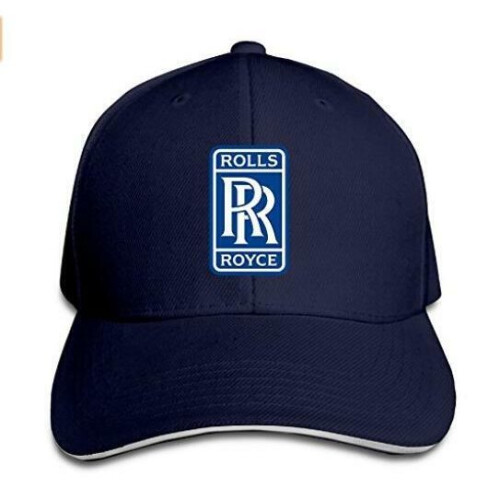 Rolls Royce Sandwich Baseball Caps For Unisex Adjustable Navy