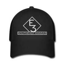 E3 Southeast Kansas Logo Fashion Design Baseball Caps
