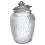 Premier Housewares Fluted Design Glass Storage Jar Rounded Knob Lid 2