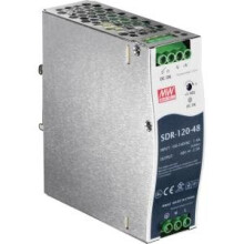 TRENDNET TI-S12048 eigen voedingsmodule - 120 W - DIN-rail - 120 V AC, 230 V AC ingang - 48 V DC uitgang - 91%