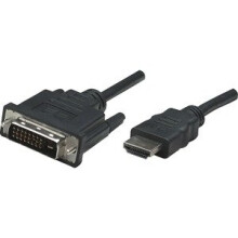 Manhattan 1.80 M Dvi/Hdmi A/V Cable for Monitor Tv Lcd Tv Satellite Receive 372503