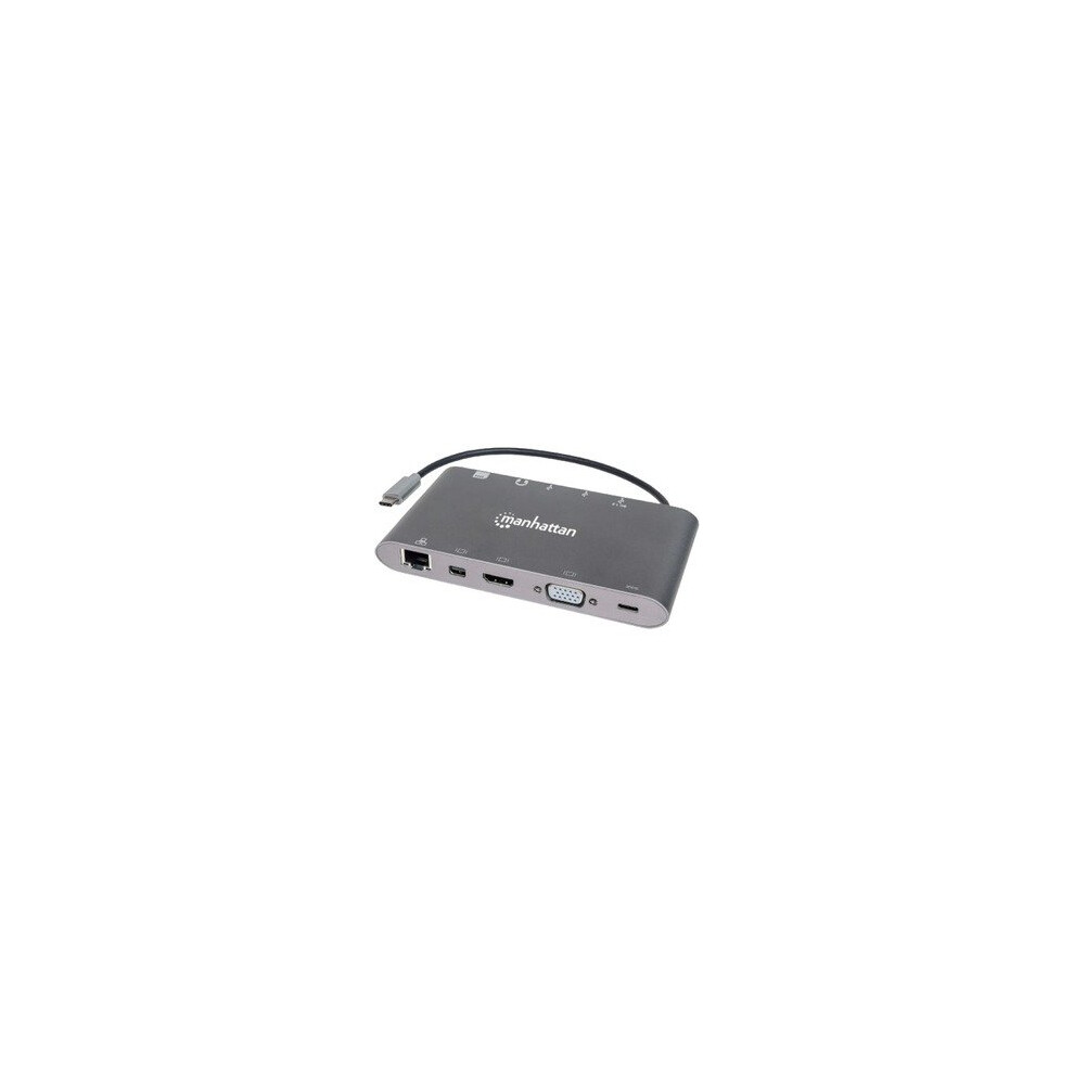 Manhattan 152808 Usb Type C Docking Station For Notebook/Tablet Pc/Desktop 152808 766623152808