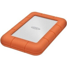 Lacie Rugged Mini 2 Tb Hard Drive External Portable Usb 3.0 5400Rpm Orange LAC9000298