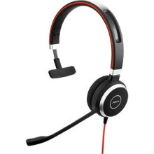 Jabra Evolve 40 Uc Wired Mono Headset Over-The-Head Supra-Aural Usb Type C 6393-829-289