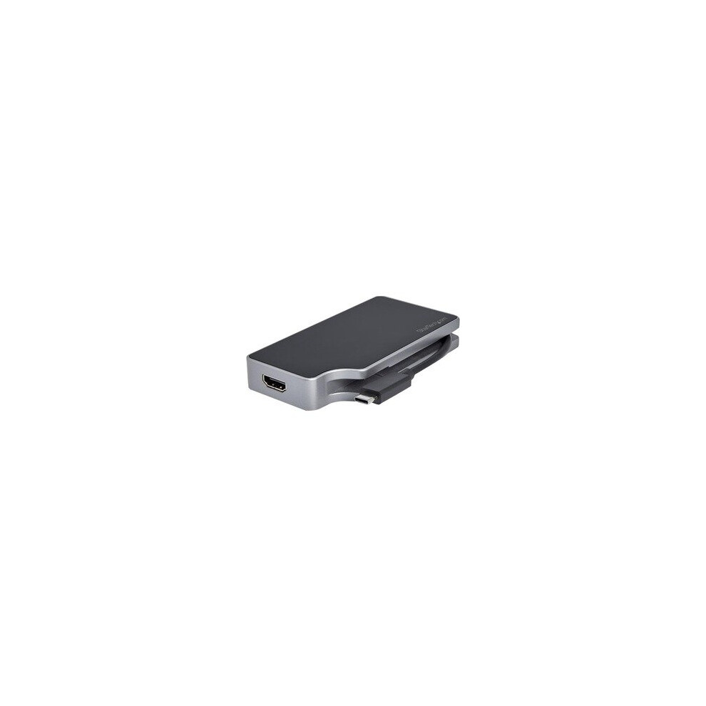 Startech Usb-C Multiport Video Adapter 4-In-1 95W Power Delivery Space Gray CDPVDHMDPDP