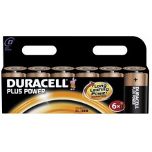 Duracell Plus Power Multipurpose Battery D Alkaline 1.5 V Dc 6 Pack MN1300B6