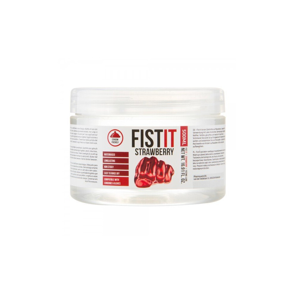 Shots Toys Fist It Strawberry Extra Thick 500Ml