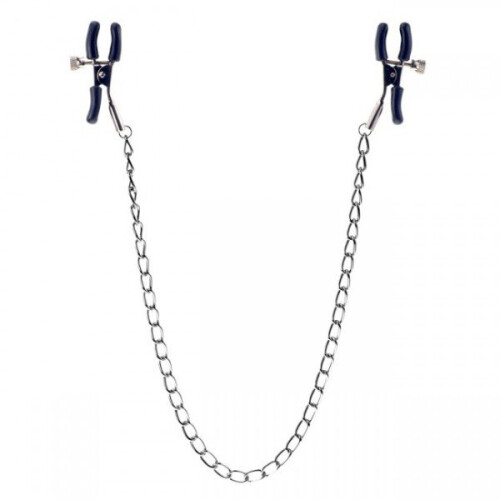 Squeeze And Please Nipple Clamps With Chain