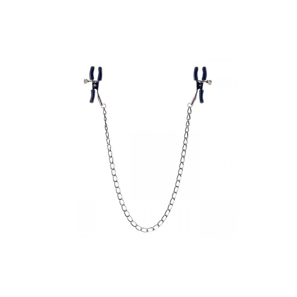 Squeeze And Please Nipple Clamps With Chain