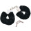 Bad Kitty Black Plush Handcuffs 1