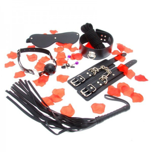 Increíble kit de juguetes sexuales bondage
