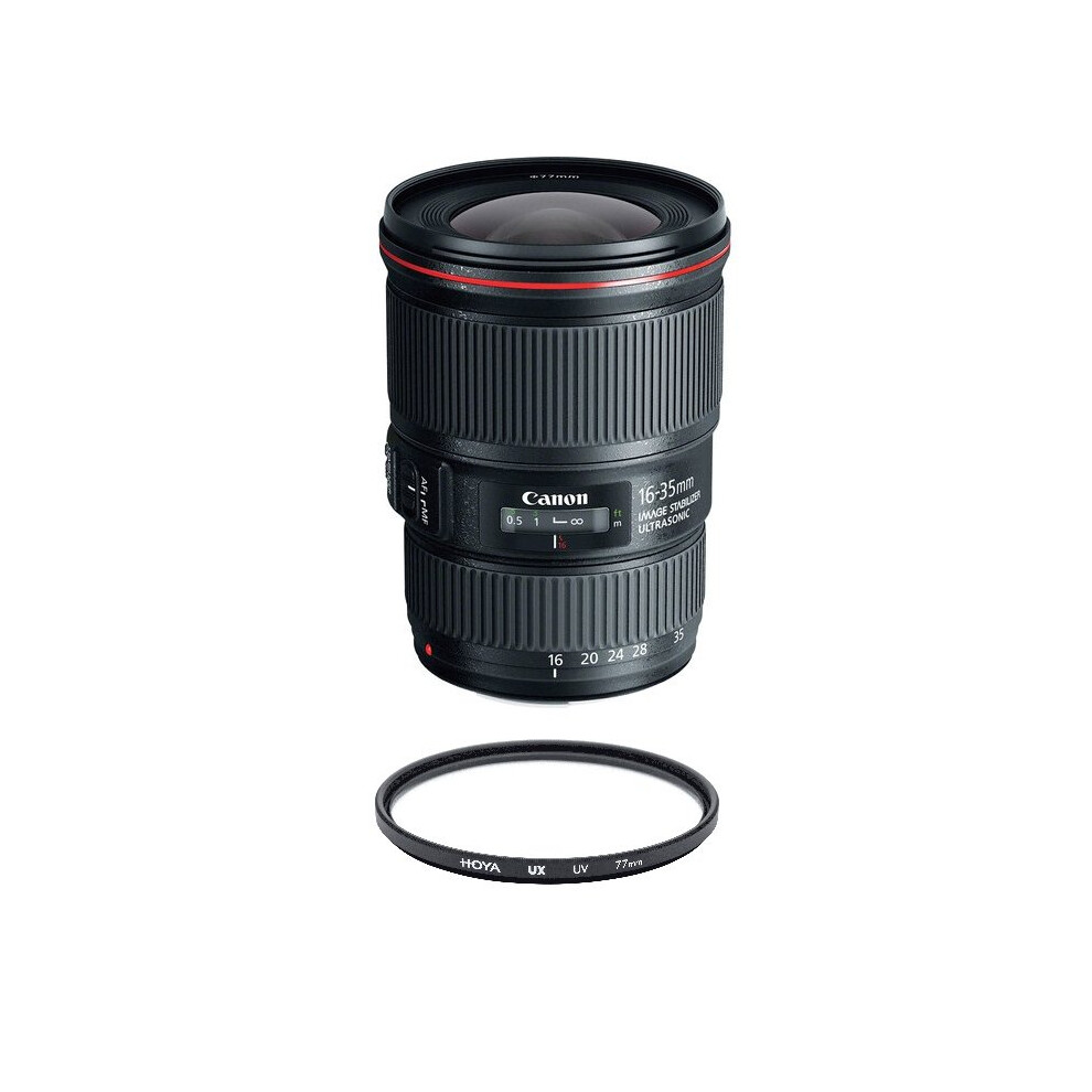 Canon Ef 16-35Mm F4l Is Usm + Hoya Ux Uv 77Mm Filter