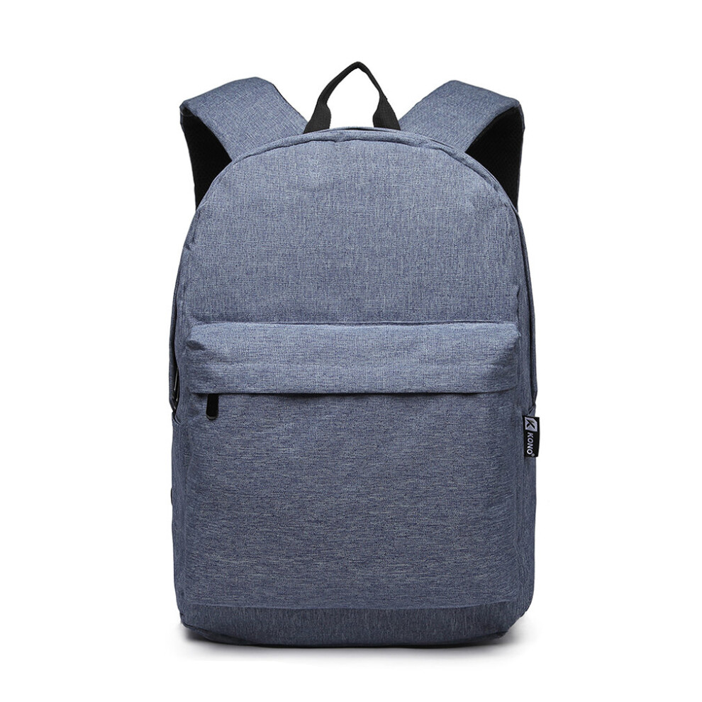Kono Blue (Blue) Functional School Backpack Travel Carry On Bag 20L