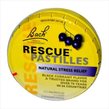 Bach Flower Remedies Rescue Pastilles Black Currant - 50 Pastilles -