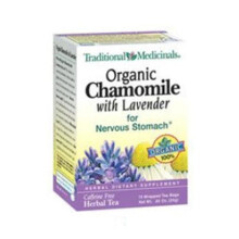 Traditional Medicinals, Camomille et Lavande Biologiques, Sans Caféine, 16 Sachets de Thé Sous Emballage, 0,05 oz (1,5 g) Chacun