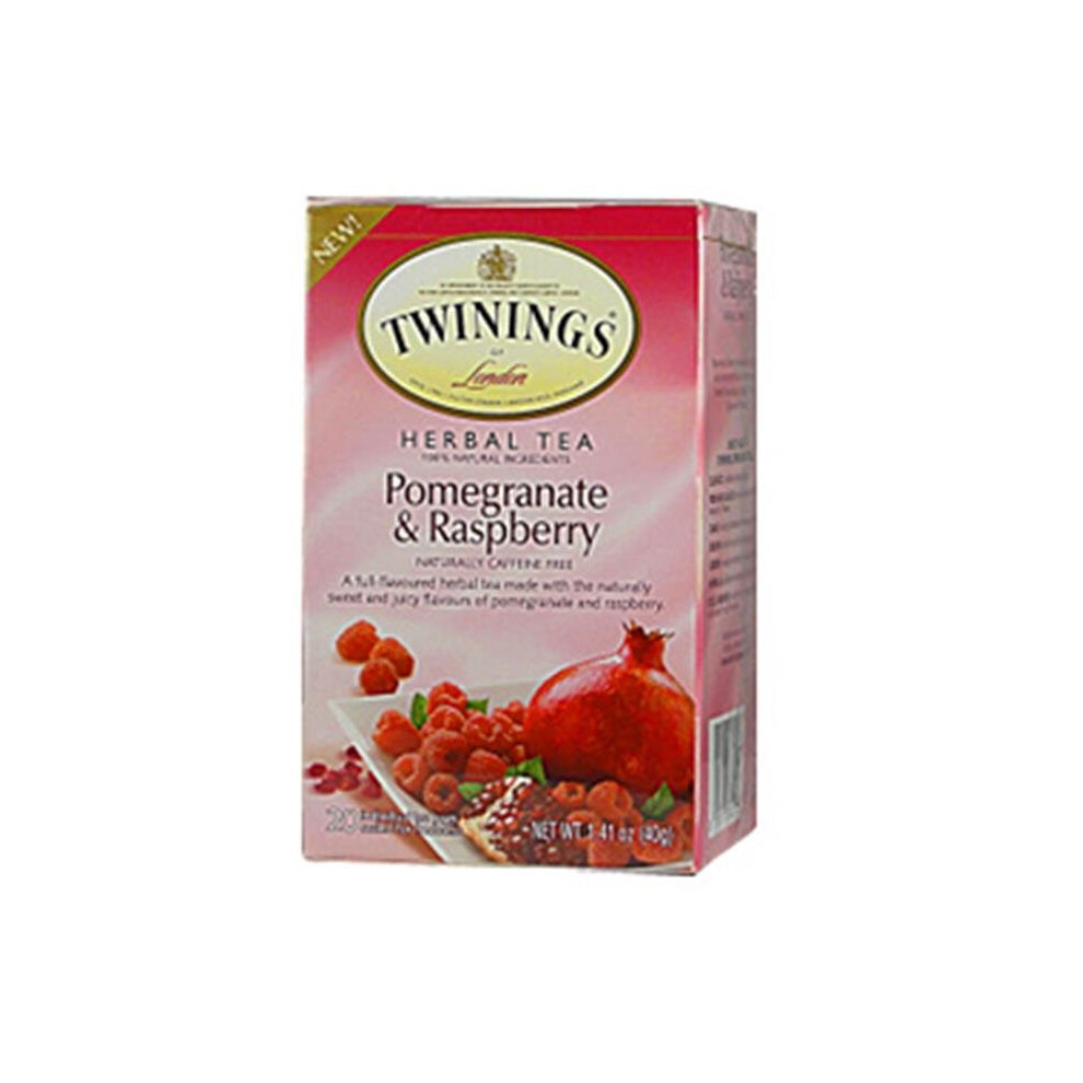 Twinings Herbal Pomegranate Raspberry Tea -6x20 Bag