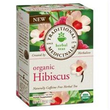 Traditional Medicinals, Hibiscus Biologique, Sans Caféine, 16 Sachets de Thé, 0,99 oz (28 g)