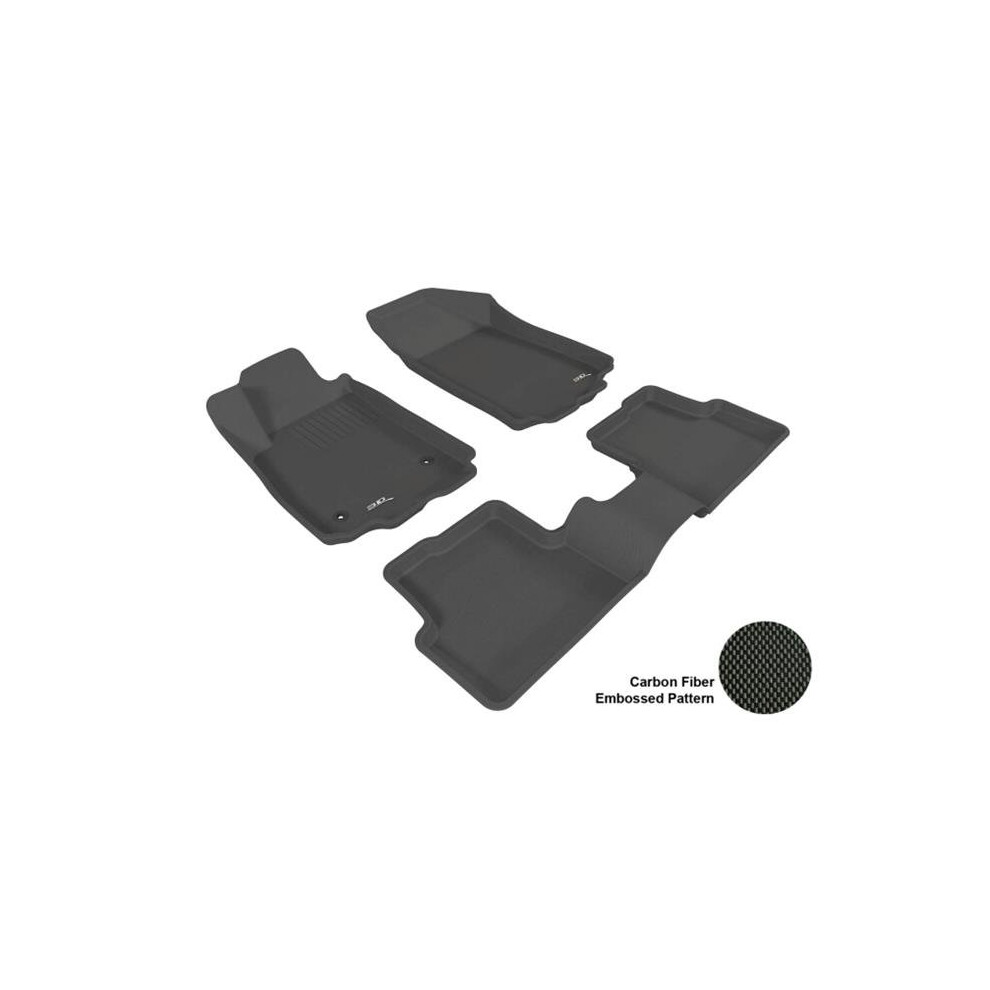 3D Maxpider L1ch02901509 Chevrolet Sonic 2012-2014 Sdn/Hb Kagu R1 R2 Floor Mat Black 842132017064
