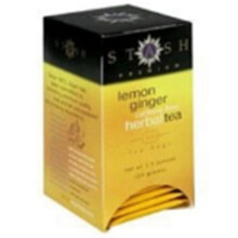 Stash Tea, Tisane, Citron Gingembre, Sans Caféine, 20 Sachets, 1,1 oz (34 g)