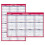 32 x 48 in. Vertical, Horizontal Erasable Wall Planner 1