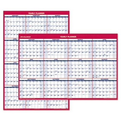 32 x 48 in. Vertical, Horizontal Erasable Wall Planner