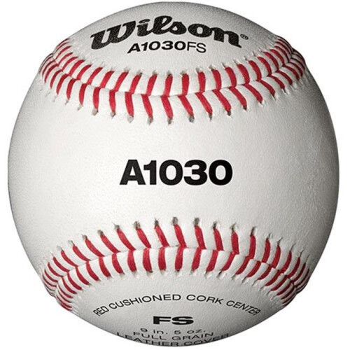 Wilson Wilson 1385406 Practice Baseball - Flat Seam