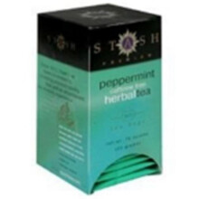 Stash Tea, Tisane, Menthe Poivrée, Sans Caféine, 20 Sachets, 0,7 oz (20 g)