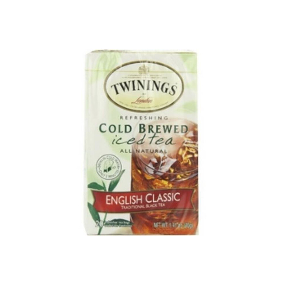 Twinings B03054 Twinings Cold Brew English Classic Iced Tea -6x20 Bag