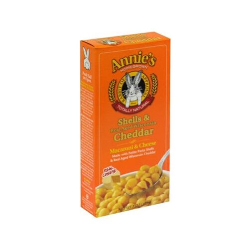 Annies Homegrown 24793 Shells & Wisconsin Cheddar