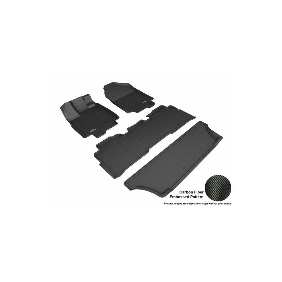 3D Maxpider L1hd09101509 Kagu Floor Mat For 2018 Honda Odyssey R1 R2 R3, Black 190204027108