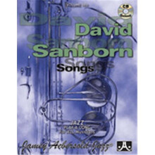 Alfred 24-V103DS Jamey Aebersold Jazz, Volume 103 - David Sanborn Songs