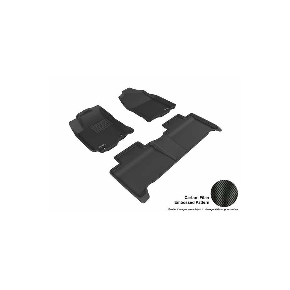 3D Maxpider L1ty20801509 Kagu Floor Mat For 2016 To 2018 Toyota Rav4 Hybrid R1 R2, Black 190204006998