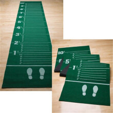 Gamecraft Teppich-Weitsprungmatte, Grün, 12 Fuß L x 30 Zoll B