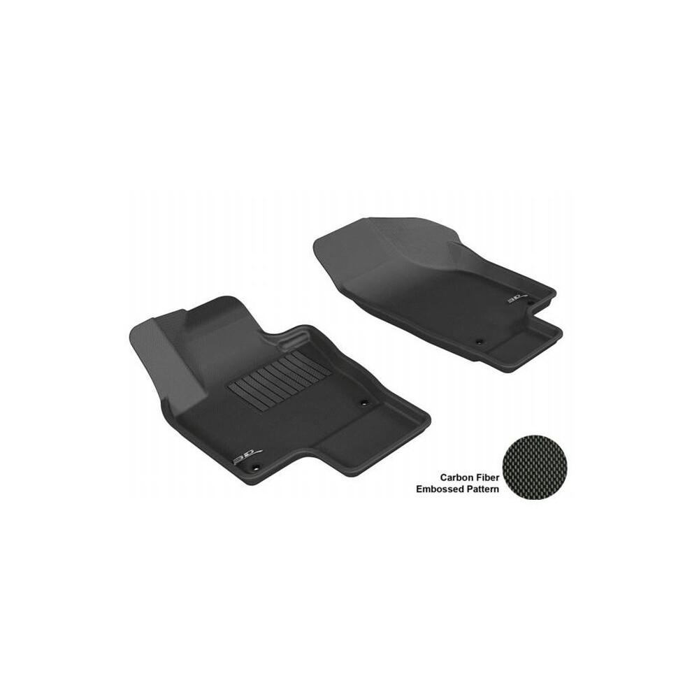 Volkswagen Tiguan 2009-2014 Kagu R1 Floor Mat Black 654204717273