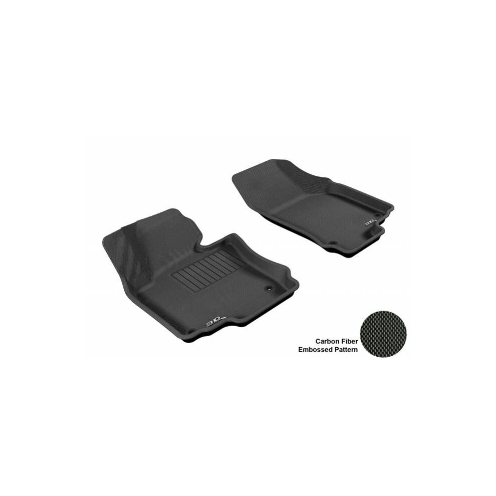 3D Maxpider L1vw00811509 Volkswagen Jetta 2005-2010/ Golf 2006-2013 Kagu R1 Floor Mat Black 842132010409