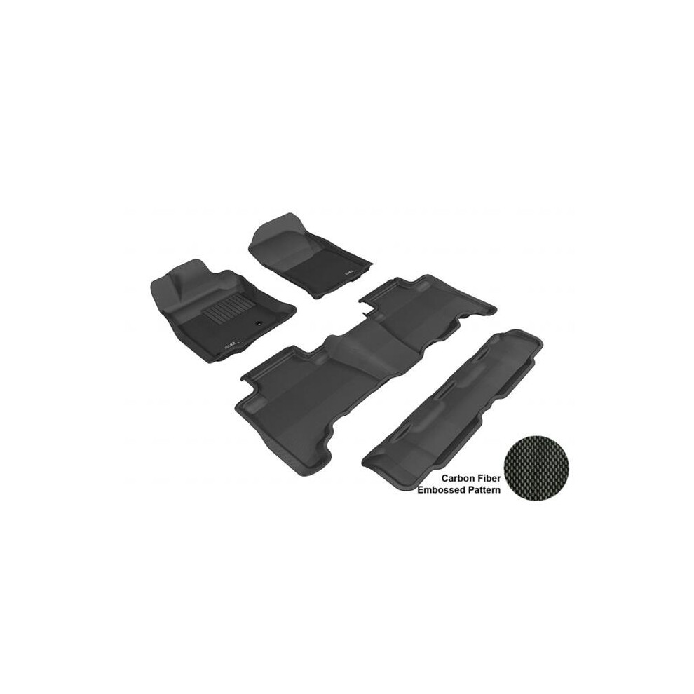 3D Maxpider L1ty12801509 Toyota 4Runner 2013 Kagu R1 R2 R3 (Post) Floor Mat Black 842132055462