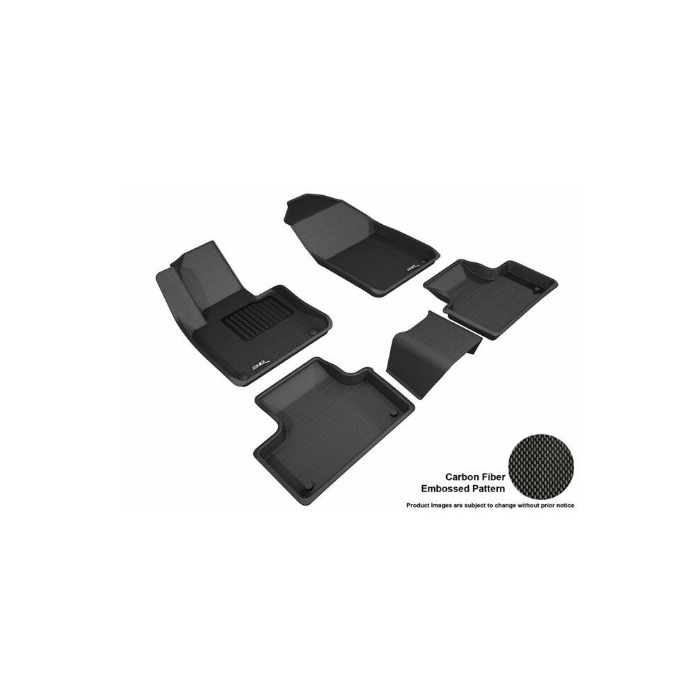 3D Maxpider L1vv02501509 Kagu R1 R2 Floor Mat For 2018 Volvo Xc60, Black 190204031518