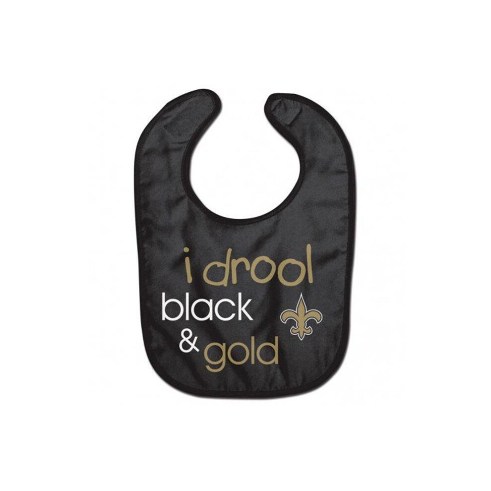 New Orleans Saints Baby Bib All Pro Style I Drool Design Wincraft