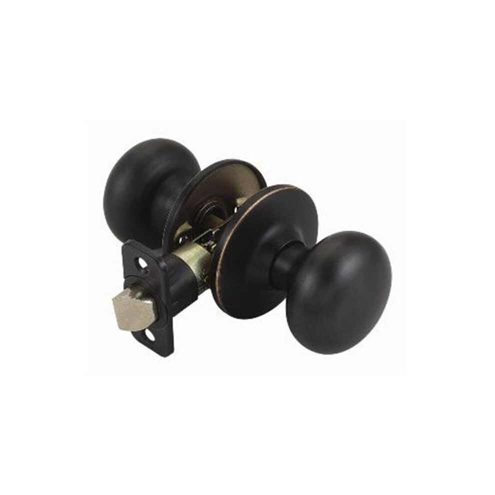 Cambridge Universal Latch Passage Door Knob, Adjustable Backset 723902612347