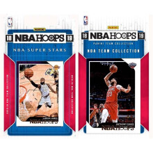 NBA New Orleans Pelicans lizenziertes 2018-19 Hoops Team-Set plus 2018-19 Hoops All-Star-Set