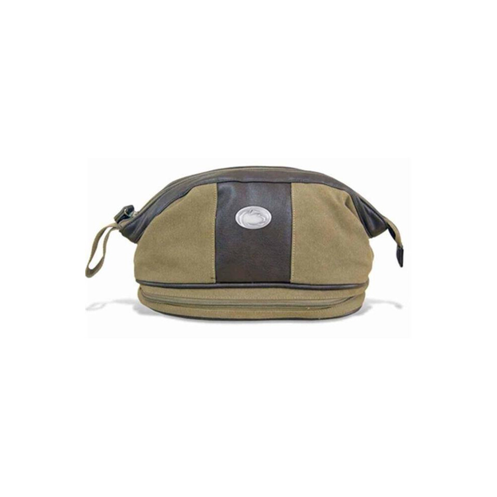 Penn State Toiletry Bag Waxed Canvas, 12 x 7 x 7-image-OPC-PYK2ZK-NEW