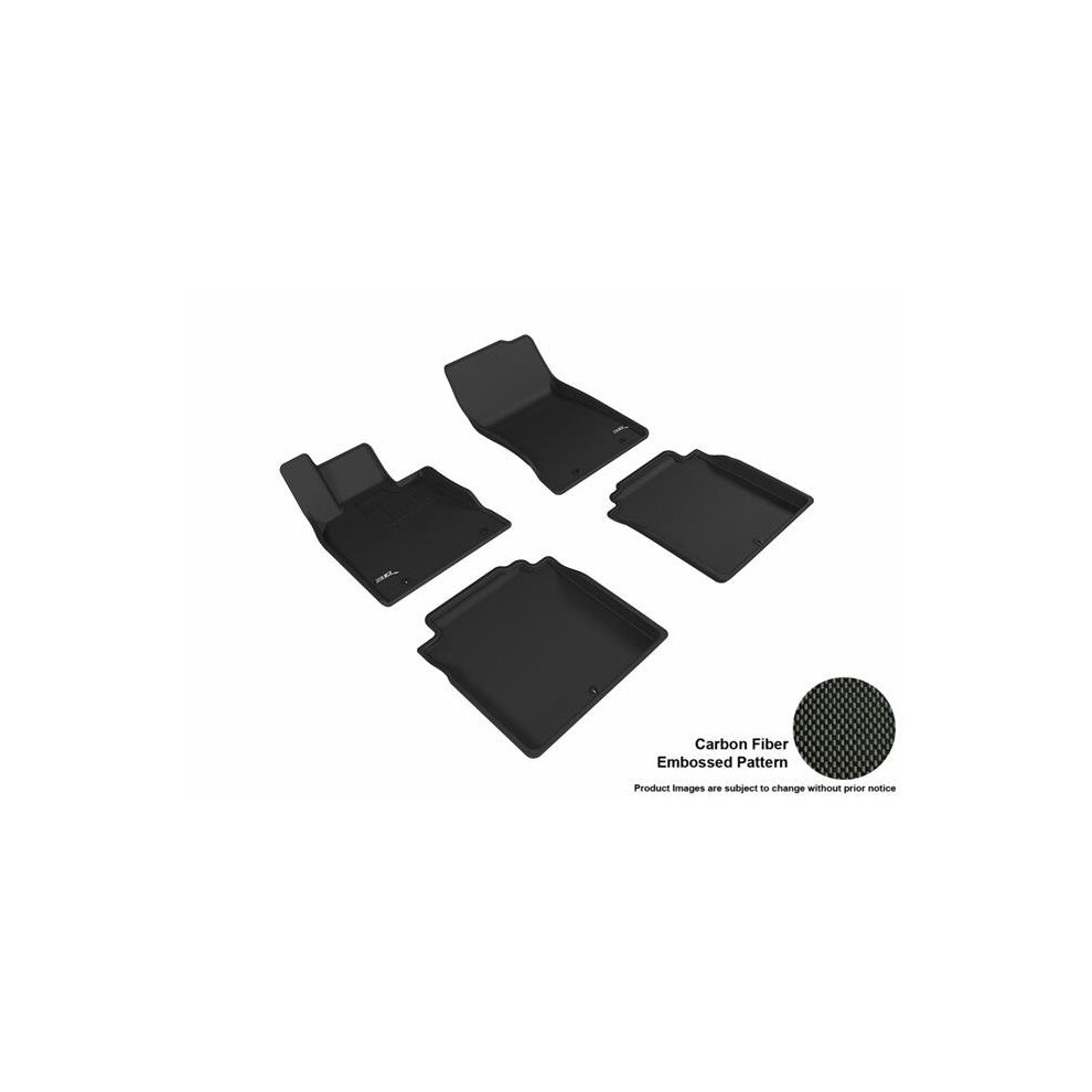 3D Maxpider L1gs00101509 Kagu R1 R2 Floor Mat For 2017-2018 Genesis G90 Rwd, Black 190204015778
