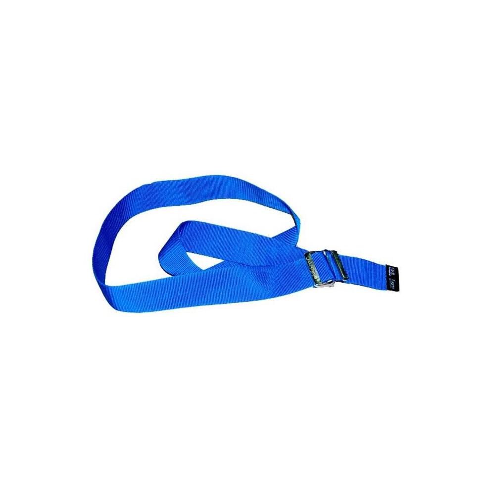 Skil-Care 252002 Econo Gait Belt With Metal Buckle, Blue