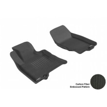 3D MAXpider Kagu Golvmatta (Svart) Passar Infiniti QX70 2014-2017/QX50 2014-2017/FX35/50/50S 2009-2013/EX35 2008-2013 - Fram